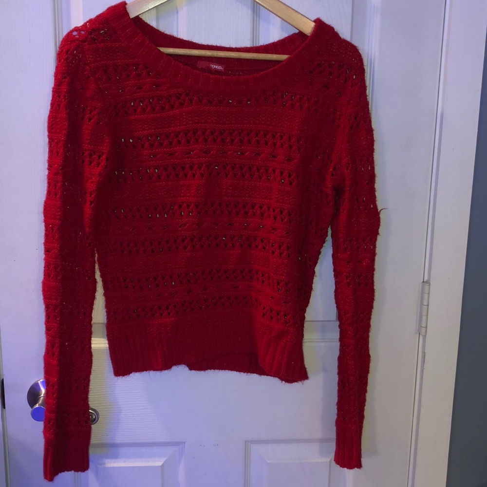 Red sweater